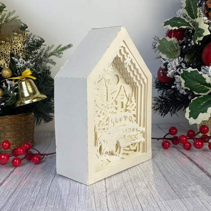 Christmas Truck – 3D Box SVG File for Cricut & Silhouette