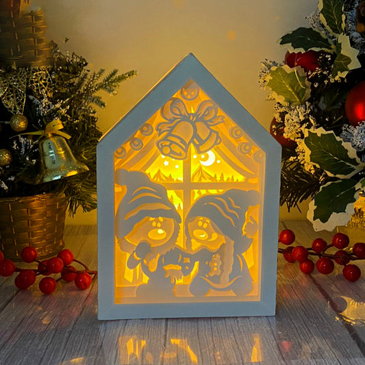Gnome – 3D Box SVG File for Cricut & Silhouette