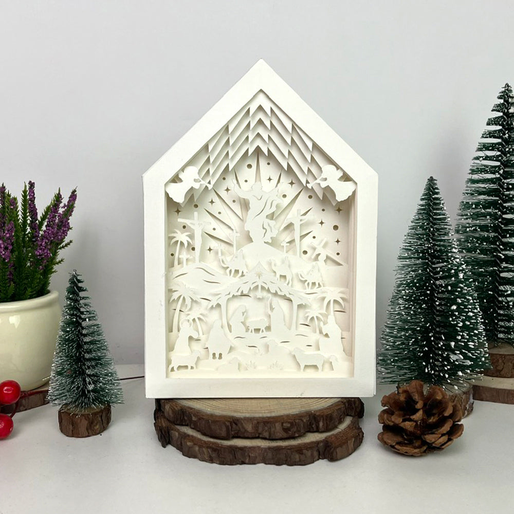 Jesus – 3D Box SVG File for Cricut & Silhouette