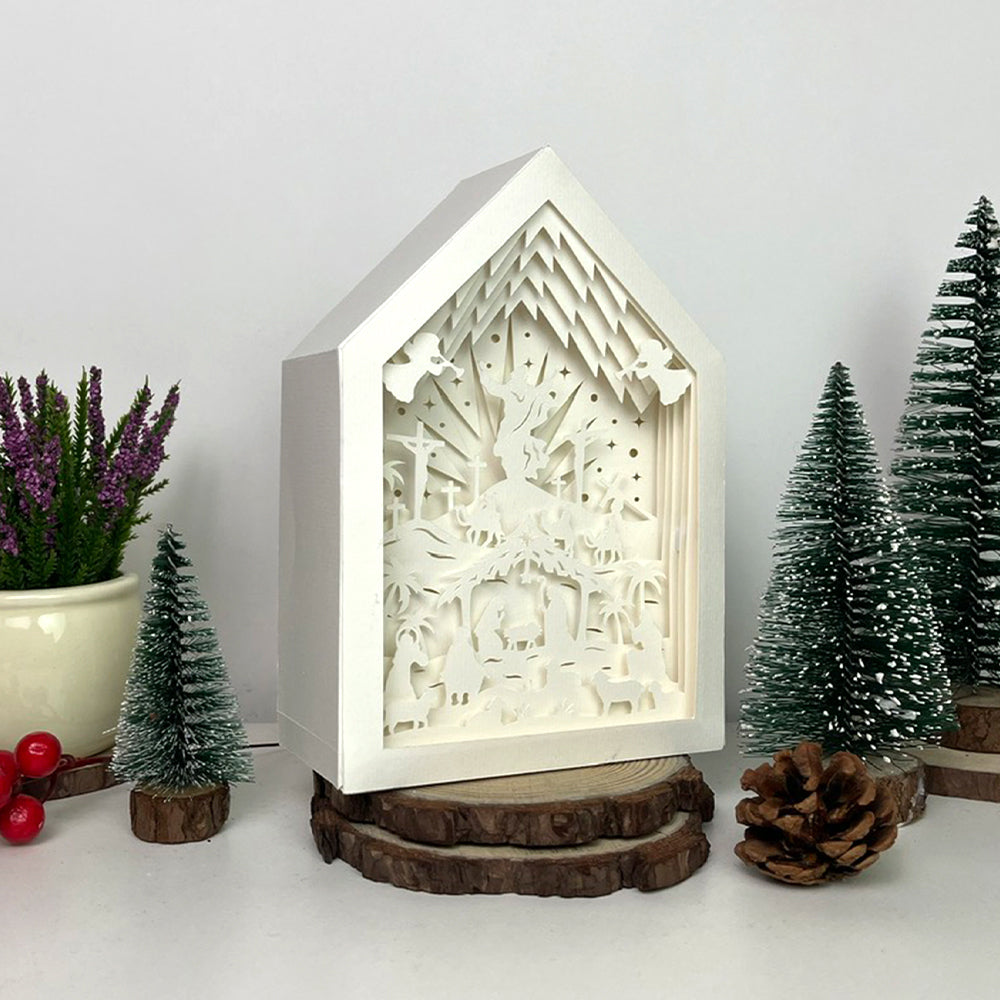 Jesus – 3D Box SVG File for Cricut & Silhouette