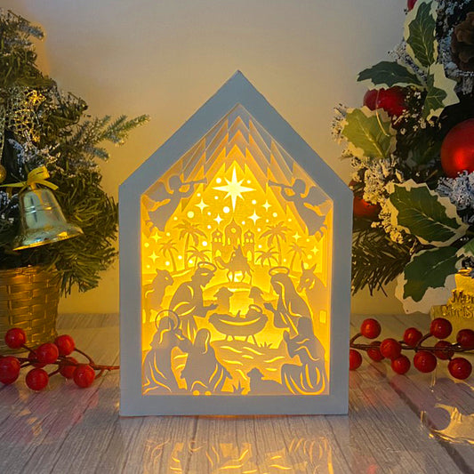 Nativity – 3D Box SVG File for Cricut & Silhouette