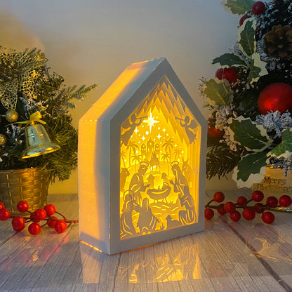 Nativity – 3D Box SVG File for Cricut & Silhouette