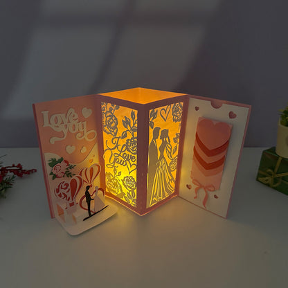 Valentine 3 – 3D Pop-Up Card SVG File for Cricut & Silhouette