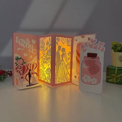 Valentine 3 – 3D Pop-Up Card SVG File for Cricut & Silhouette