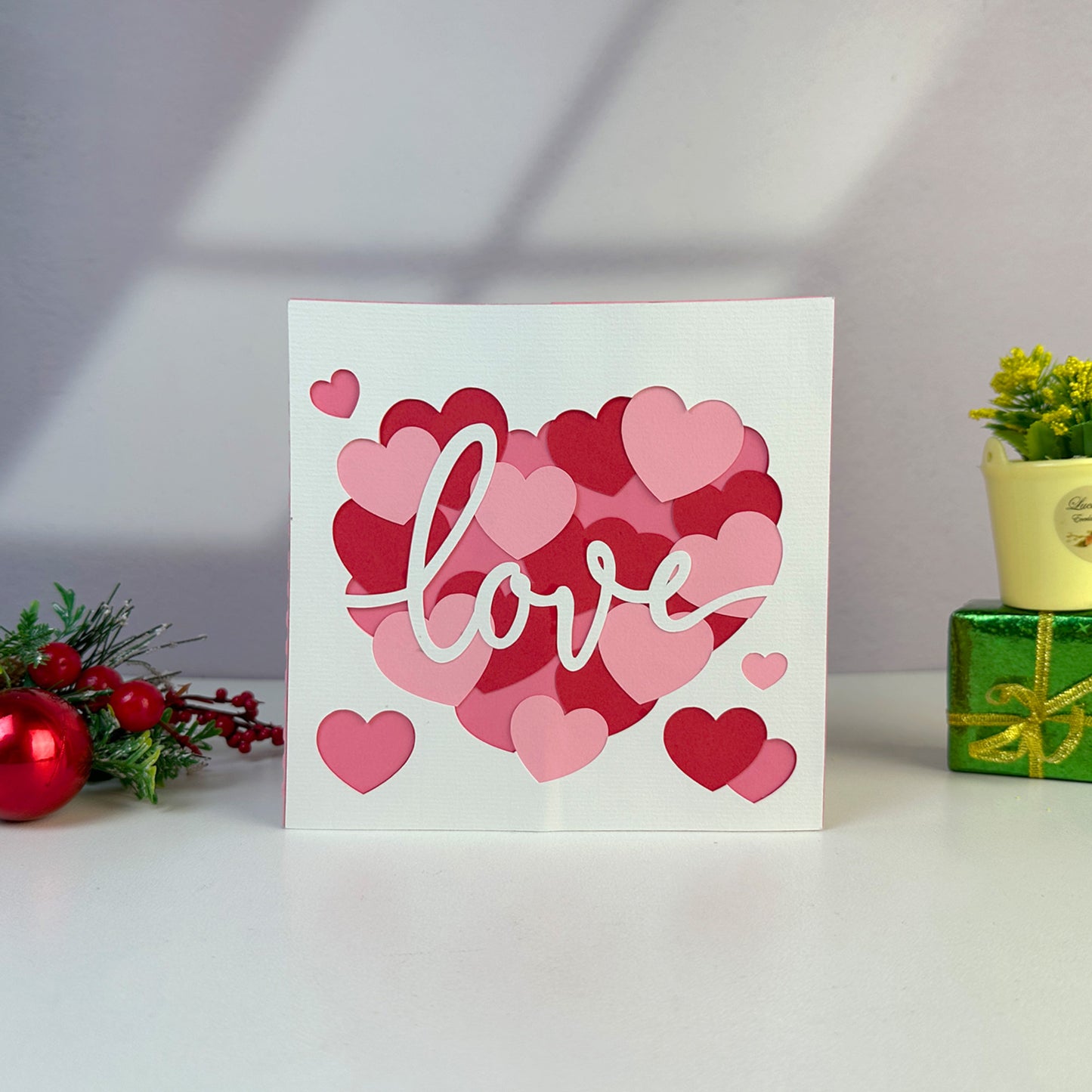 Valentine 3 – 3D Pop-Up Card SVG File for Cricut & Silhouette