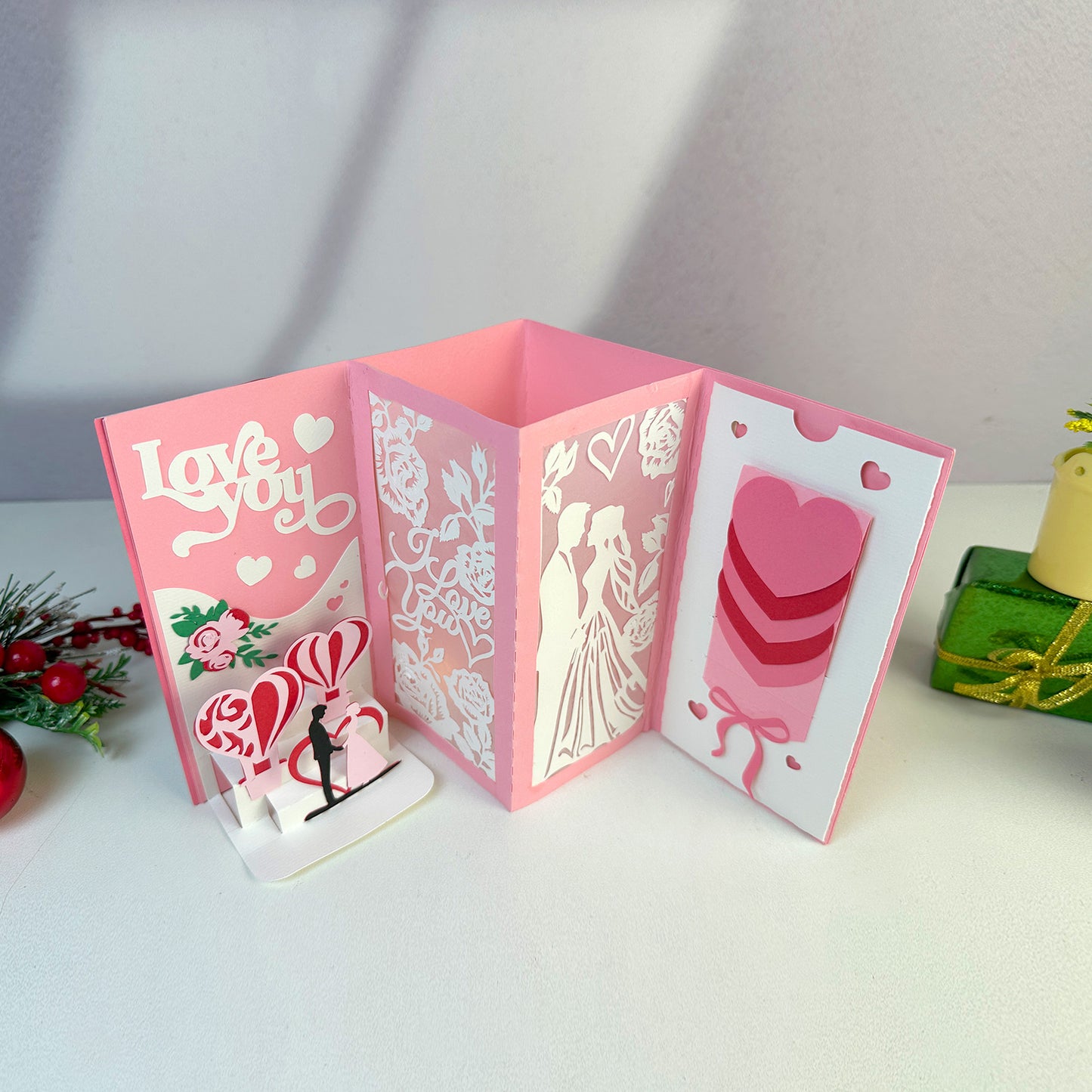 Valentine 3 – 3D Pop-Up Card SVG File for Cricut & Silhouette