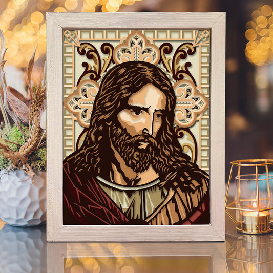 Jesus 10 – 3D Shadow Box SVG File for Cricut & Silhouette