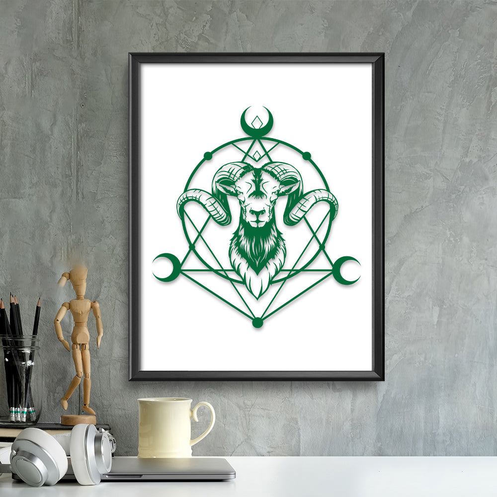 Aries – Kirigami – 3D Lightbox SVG File for Cricut & Silhouette