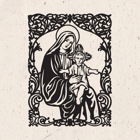 Ave Maria – Kirigami - Cricut File - VEKTOR KRAFT