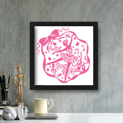 Ballet – Kirigami – 3D Lightbox SVG File for Cricut & Silhouette