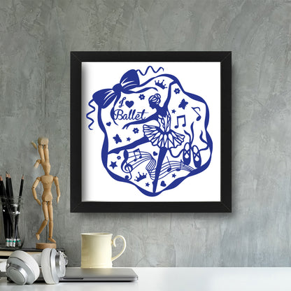 Ballet – Kirigami – 3D Lightbox SVG File for Cricut & Silhouette