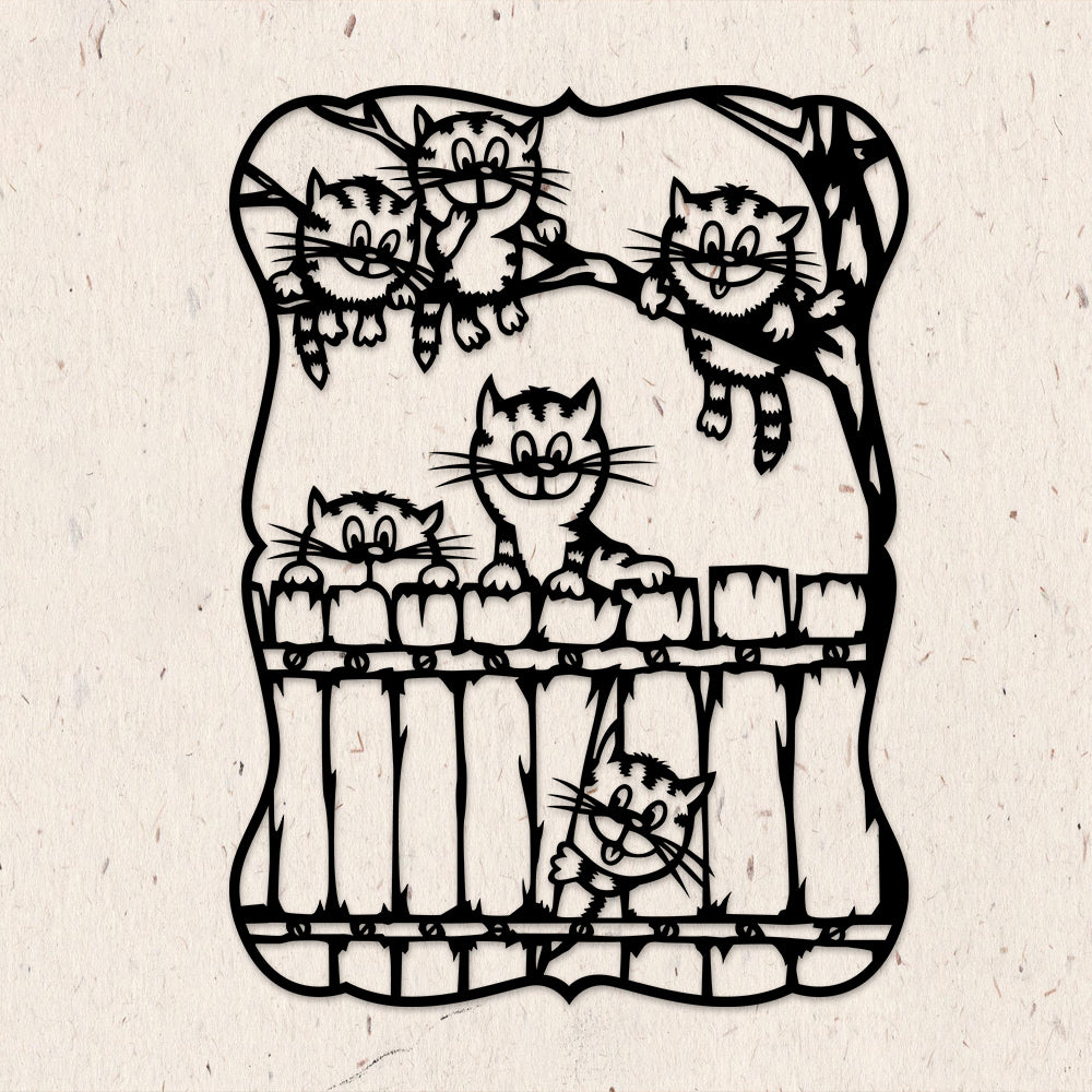 Cat – Kirigami – 3D Lightbox SVG File for Cricut & Silhouette