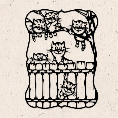 Cat – Kirigami – 3D Lightbox SVG File for Cricut & Silhouette