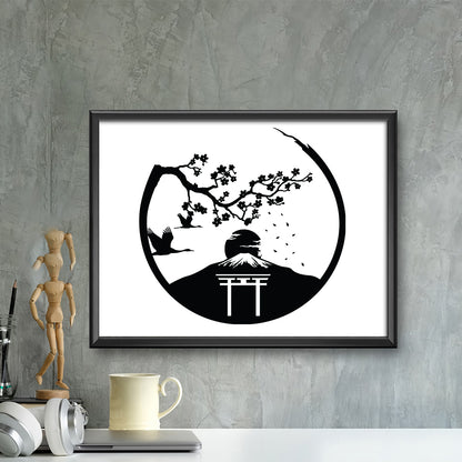 Cherry Blossoms – Kirigami – 3D Lightbox SVG File for Cricut & Silhouette