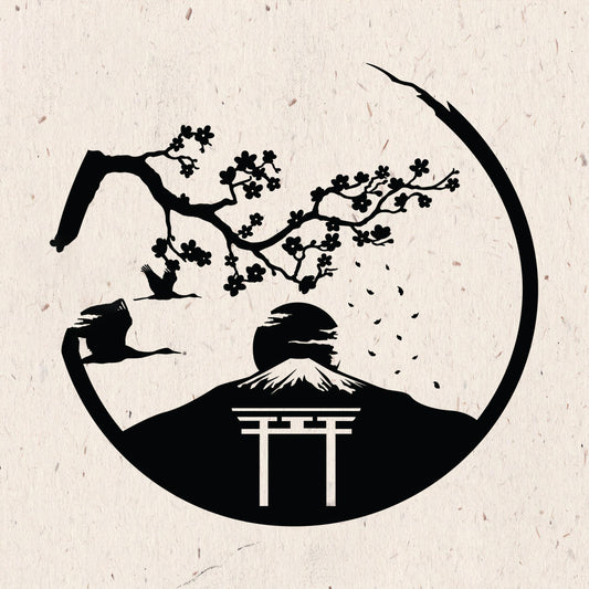 Cherry Blossoms – Kirigami - Cricut File - VEKTOR KRAFT