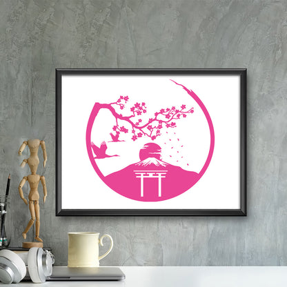 Cherry Blossoms – Kirigami – 3D Lightbox SVG File for Cricut & Silhouette
