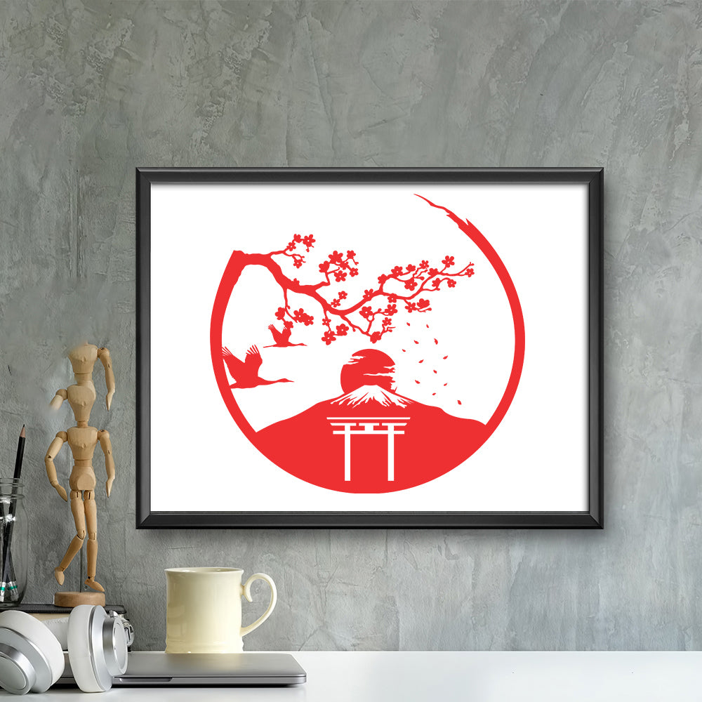 Cherry Blossoms – Kirigami – 3D Lightbox SVG File for Cricut & Silhouette
