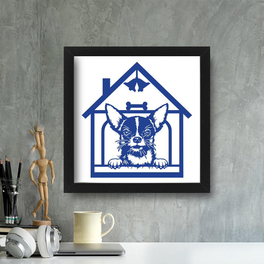 Chihuahua – Kirigami – 3D Lightbox SVG File for Cricut & Silhouette