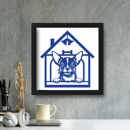 Chihuahua – Kirigami – 3D Lightbox SVG File for Cricut & Silhouette