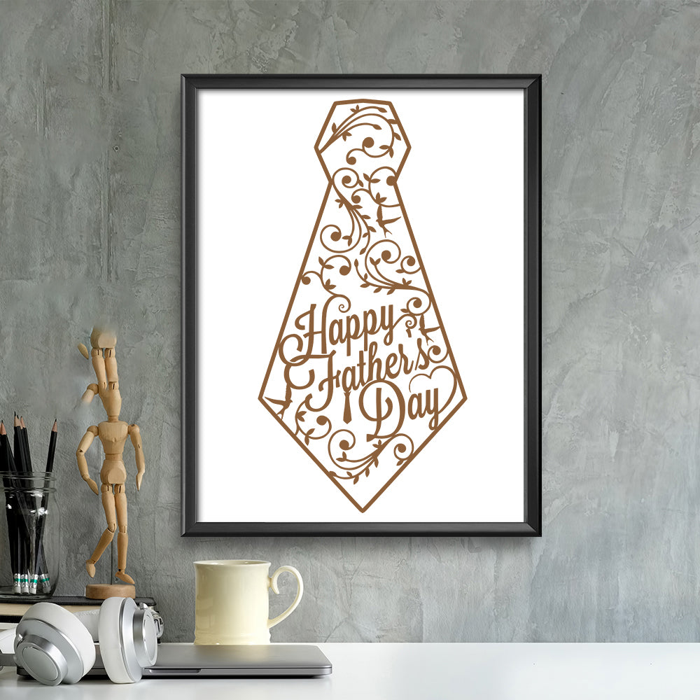Father's Day – Kirigami – 3D Lightbox SVG File for Cricut & Silhouette