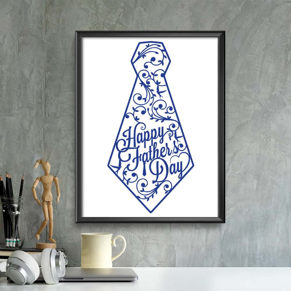 Father's Day – Kirigami – 3D Lightbox SVG File for Cricut & Silhouette
