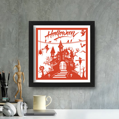 Halloween 1 – Kirigami – 3D Lightbox SVG File for Cricut & Silhouette