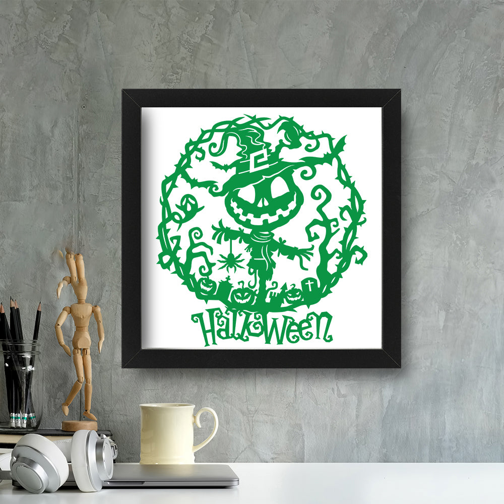 Halloween 2 – Kirigami – 3D Lightbox SVG File for Cricut & Silhouette