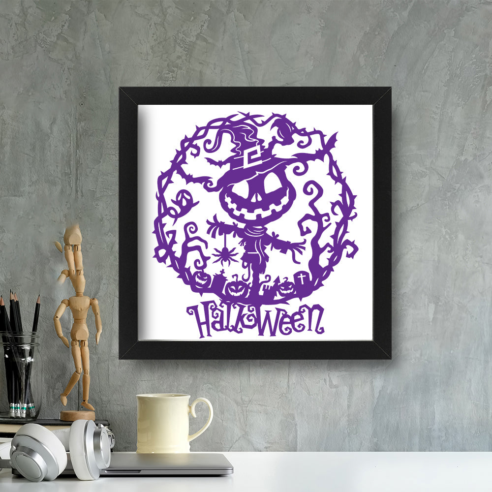 Halloween 2 – Kirigami – 3D Lightbox SVG File for Cricut & Silhouette