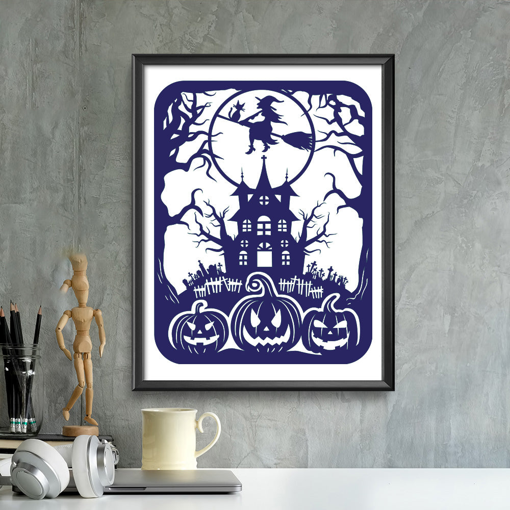 Halloween 3a – Kirigami – 3D Lightbox SVG File for Cricut & Silhouette