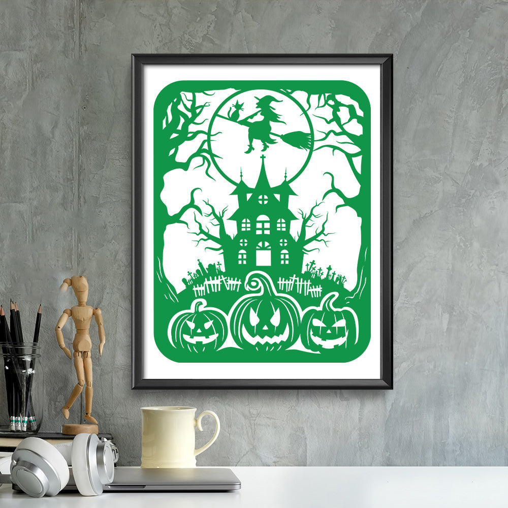 Halloween 3a – Kirigami – 3D Lightbox SVG File for Cricut & Silhouette