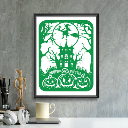 Halloween 3a – Kirigami – 3D Lightbox SVG File for Cricut & Silhouette