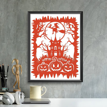 Halloween 3b – Kirigami – 3D Lightbox SVG File for Cricut & Silhouette