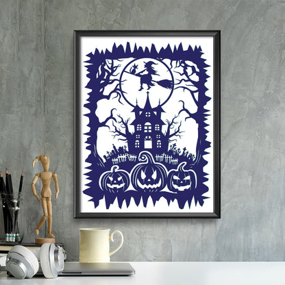 Halloween 3b – Kirigami – 3D Lightbox SVG File for Cricut & Silhouette