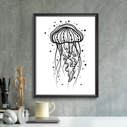 Jellyfish – Kirigami – 3D Lightbox SVG File for Cricut & Silhouette