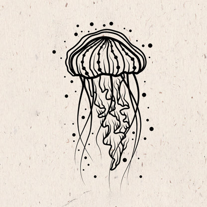 Jellyfish – Kirigami – 3D Lightbox SVG File for Cricut & Silhouette
