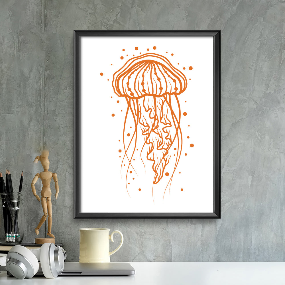 Jellyfish – Kirigami – 3D Lightbox SVG File for Cricut & Silhouette
