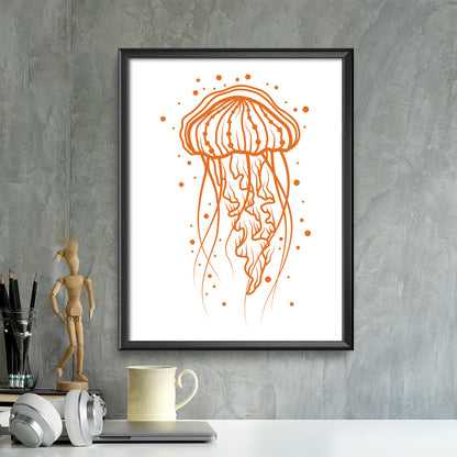 Jellyfish – Kirigami – 3D Lightbox SVG File for Cricut & Silhouette