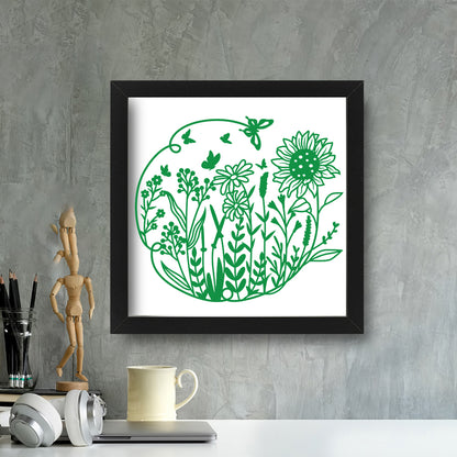 Meadow – Kirigami – 3D Lightbox SVG File for Cricut & Silhouette
