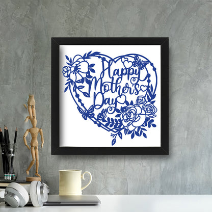 Mother's Day – Kirigami – 3D Lightbox SVG File for Cricut & Silhouette