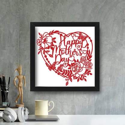 Mother's Day – Kirigami – 3D Lightbox SVG File for Cricut & Silhouette