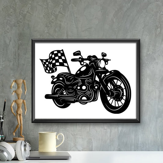 Motorcycle – Kirigami - Cricut File - VEKTOR KRAFT