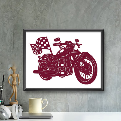 Motorcycle – Kirigami – 3D Lightbox SVG File for Cricut & Silhouette