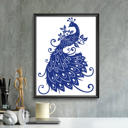 Peacock – Kirigami – 3D Lightbox SVG File for Cricut & Silhouette