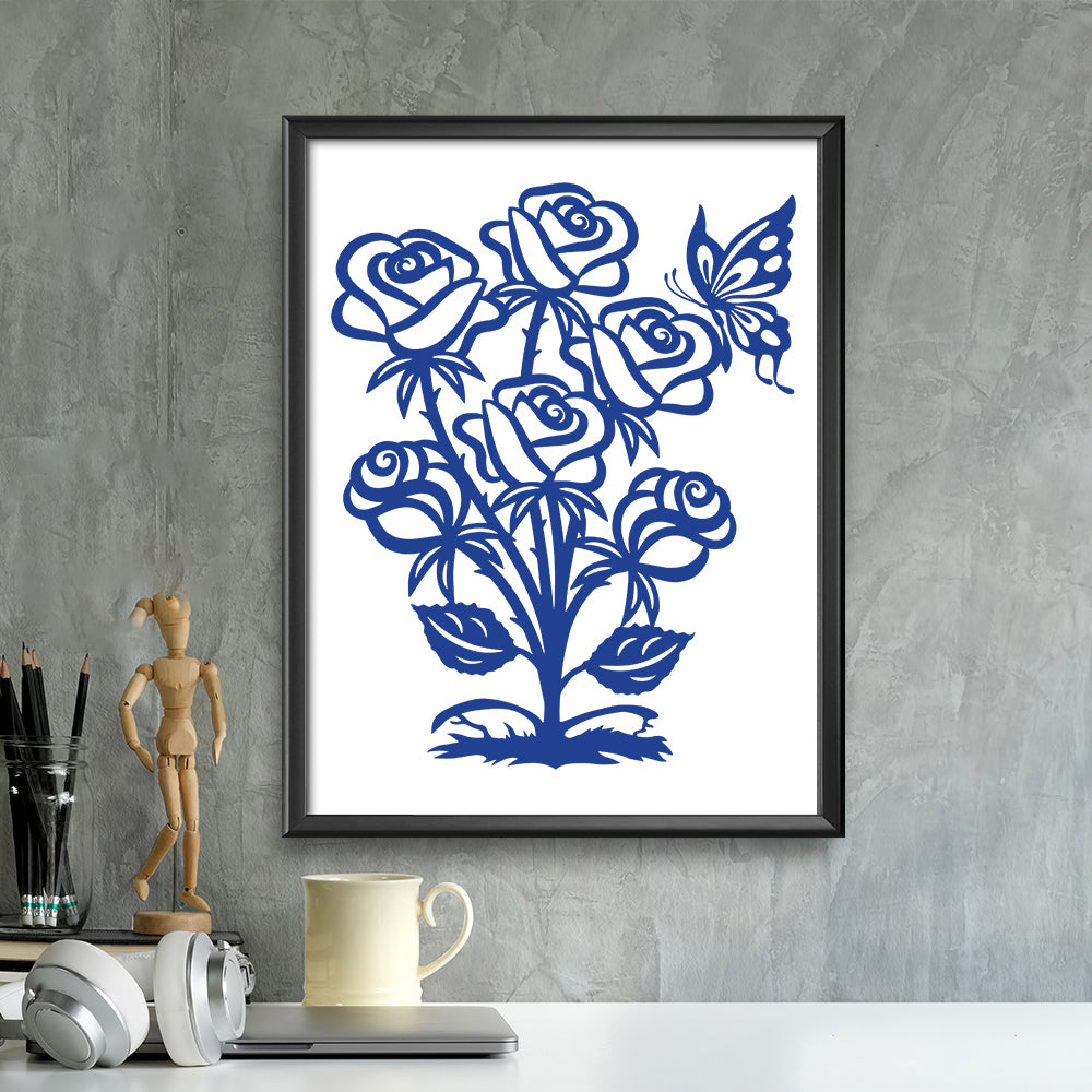Rose – Kirigami – 3D Lightbox SVG File for Cricut & Silhouette