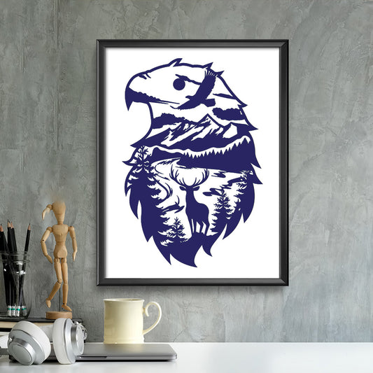 Spirit of the forest – Kirigami - Cricut File - VEKTOR KRAFT
