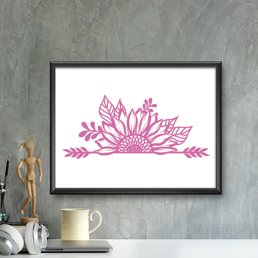Sunflower – Kirigami – 3D Lightbox SVG File for Cricut & Silhouette