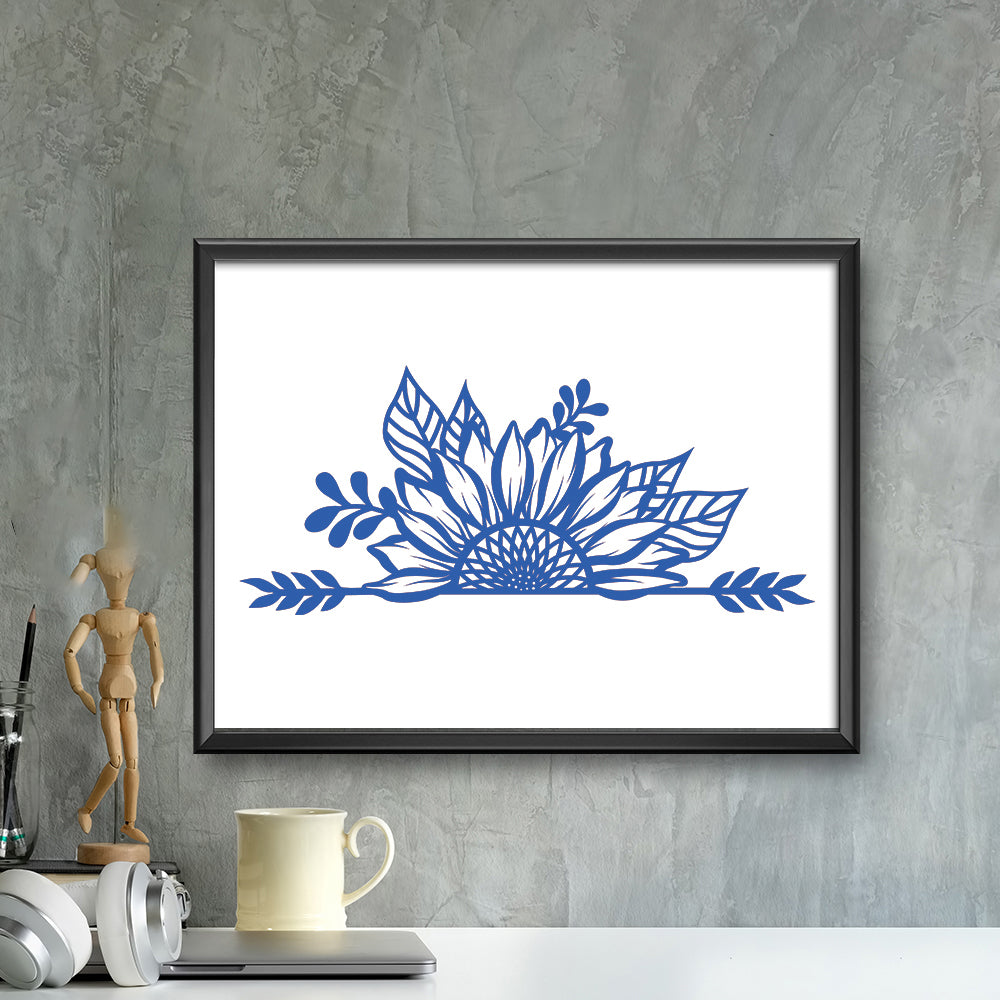Sunflower – Kirigami – 3D Lightbox SVG File for Cricut & Silhouette