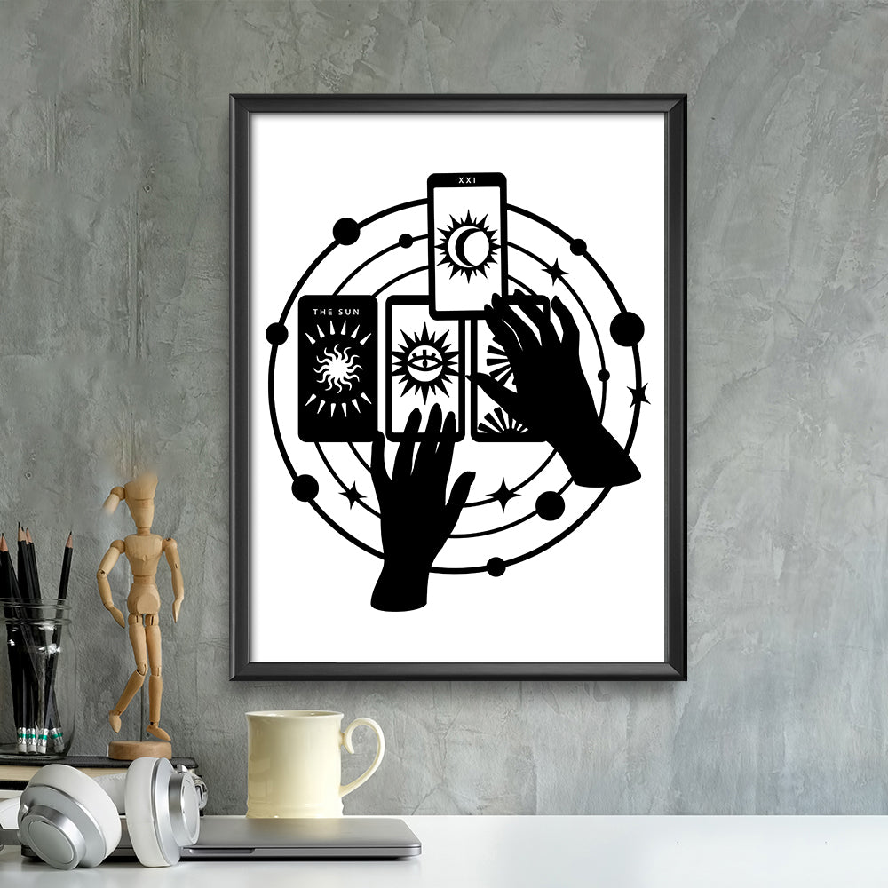 Tarot Reader – Kirigami – 3D Lightbox SVG File for Cricut & Silhouette