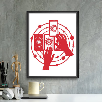 Tarot Reader – Kirigami – 3D Lightbox SVG File for Cricut & Silhouette