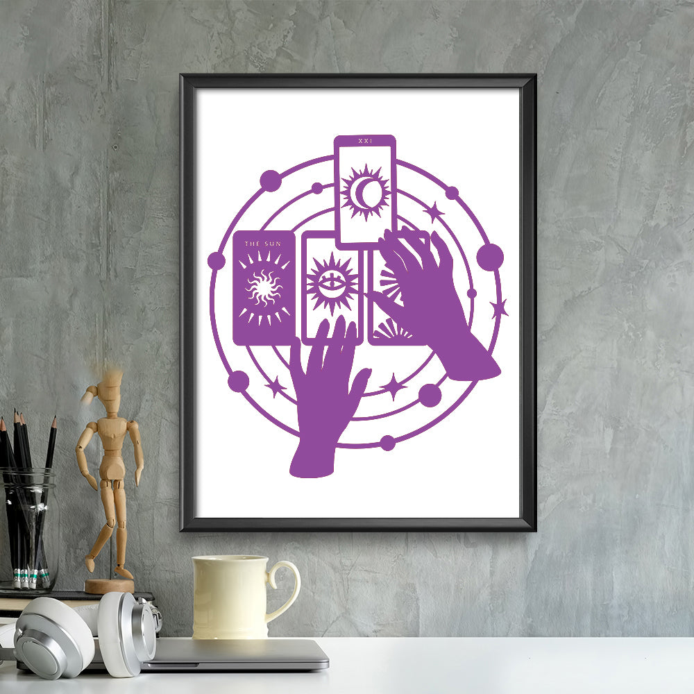 Tarot Reader – Kirigami – 3D Lightbox SVG File for Cricut & Silhouette